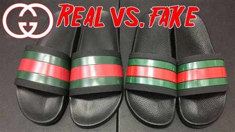 gucci slides real vs fake white|the real gucci slides.